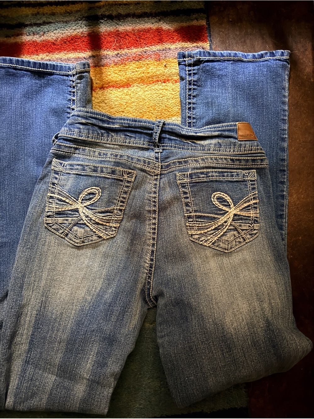 Wallflower Medium Blue Bootcut Jeans - Faded Wash - Picture 7 of 7